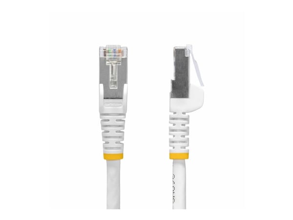 Startech 10m White CAT8 Ethernet Cable, Snagless, S/FTP, 25G/40G - Koblingskabel - RJ-45 (hann) til RJ-45 (hann) - 10 m - 5.6 mm - S/FTP - CAT 5/5e...