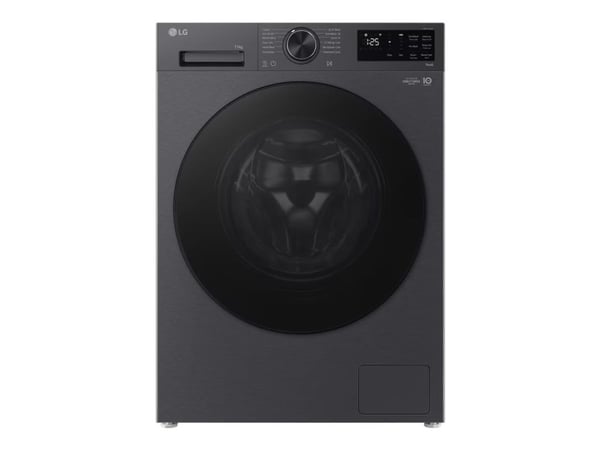 LG F4X5011TBB - Vaskemaskin - Wi-Fi - bredde: 60 cm - dybde: 62 cm - høyde: 85 cm - frontileggelse - 11 kg - 1400 rpm - mattsvart