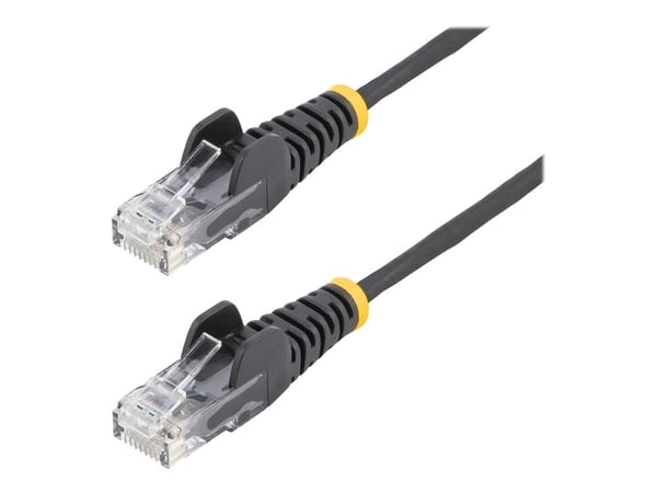 Startech 3m Slim LSZH CAT6 Ethernet Cable, 10 Gigabit Snagless RJ45 100W PoE Patch Cord, CAT 6 10GbE UTP Network Cable w/Strain Relief, Black, ETL,...