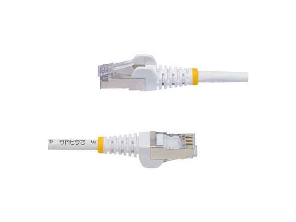 StarTech.com 2m White CAT8 Ethernet Cable, Snagless, S/FTP, 25G/40G - Patch-kabel - RJ-45 (hane) till RJ-45 (hane) - 2 m - 5.6 mm - S/FTP - CAT 5/5...