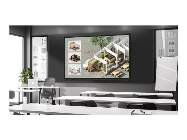 LG CreateBoard 86TR3DQ-B - 86" Diagonalklasse TR3DQ Series LED-bakgrunnsbelyst LCD-skjerm - utdanning / næringsliv - med berøringsskjerm (multiberø...