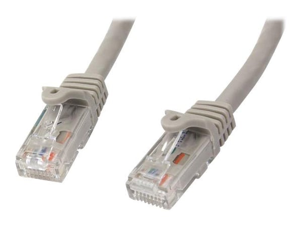 Startech 7m CAT6 Ethernet Cable, 10 Gigabit Snagless RJ45 650MHz 100W PoE Patch Cord, CAT 6 10GbE UTP Network Cable w/Strain Relief, Grey, Wiring i...