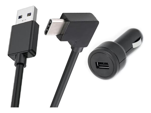 TomTom - Bilstrømadapter - with cable (USB) - på kabel: USB-C