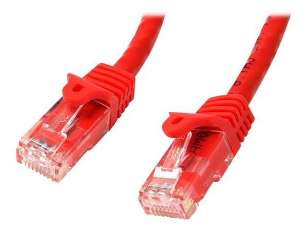 Startech 1m CAT6 Ethernet Cable, 10 Gigabit Snagless RJ45 650MHz 100W PoE Patch Cord, CAT 6 10GbE UTP Network Cable w/Strain Relief, Red, Wiring is...