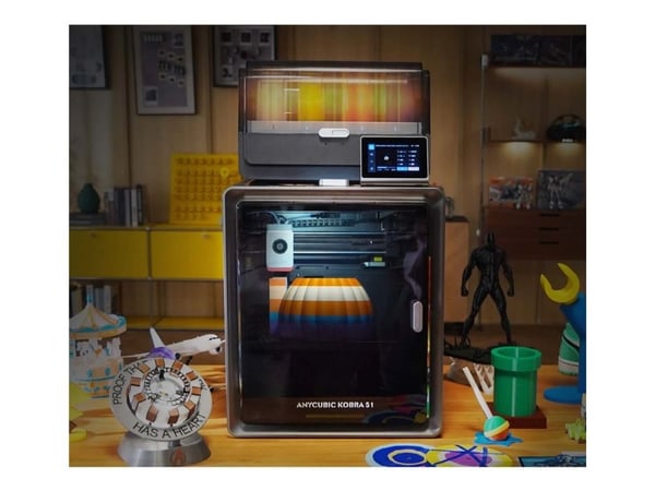 ANYCUBIC Kobra S1 Combo - 3D-skrivare - FDM - byggnadsstorlek upp till 250 x 250 x 250 mm - USB - med ACE Pro