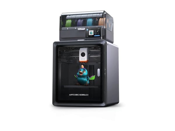 ANYCUBIC Kobra S1 Combo - 3D-skrivare - FDM - byggnadsstorlek upp till 250 x 250 x 250 mm - USB - med ACE Pro