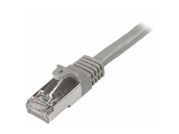 StarTech.com N6SPAT3MGR, 3 m, Cat6, SF/UTP (S-FTP), RJ-45, RJ-45, Harmaa