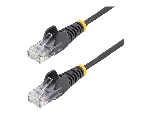 Startech 2m Slim LSZH CAT6 Ethernet Cable, 10 Gigabit Snagless RJ45 100W PoE Patch Cord, CAT 6 10GbE UTP Network Cable w/Strain Relief, Black, ETL,...