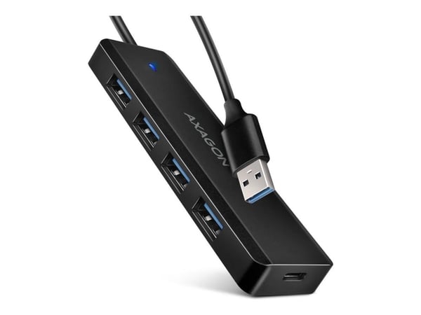 AXAGON HUE-C1A - Hubb - 4 x USB 3.2 Gen 1 + 1 x USB-C 3.2 Gen 1 - skrivbordsmodell