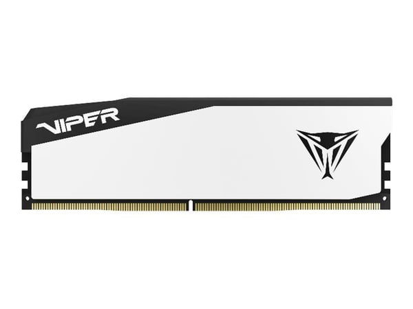 Patriot Viper Elite 5 series - DDR5 - modul - 16 GB - DIMM 288-pin - 6000 MT/s / PC5-48000 - CL30 - ej buffrad - on-die ECC - vit