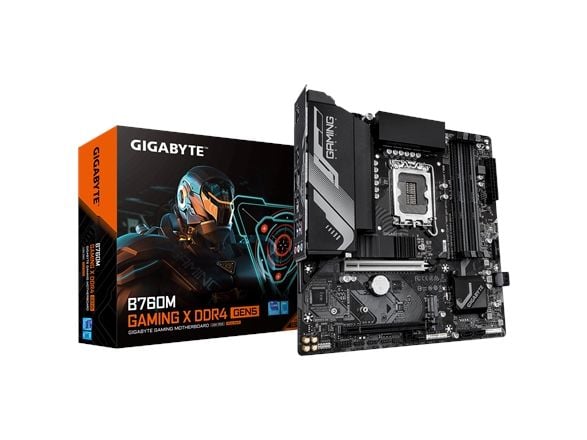 Gigabyte B760M Gaming X DDR4 GEN5 - emolevy - micro ATX - LGA1700-asennuspaikka - B760-piirisarja - USB-C 3.2 Gen2, USB 3.2 Gen 1 - 2,5 gigabitin L...