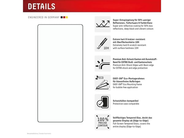 E.V.I PREMIUM GLASS FCAR for Samsung Galaxy S25ULTRA (02076)