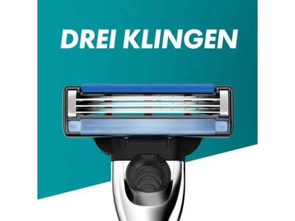 Gillette MACH3 Turbo, Menn, Gillette, Gillette ProGlide, Rustfritt stål, Blå, 12 stk