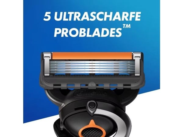 Gillette ProGlide, Menn, Gillette, Gillette ProGlide, Rustfritt stål, Sort, Oransje, 12 stykker