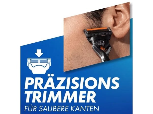 Gillette ProGlide, Menn, Gillette, Gillette ProGlide, Rustfritt stål, Sort, Oransje, 12 stykker
