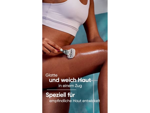 Gillette Venus Pro ComfortGlide Tropical, Kvinner, Gillette, Vinus ComfortGlide, Rustfritt stål, Rosa, Hvit, 6 stykker