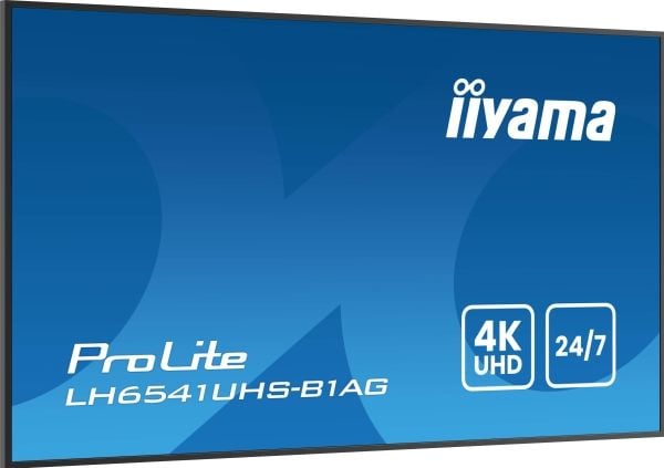 iiyama LH6541UHS-B1AG, 163,8 cm (64,5"), LCD, 3840 x 2160 pikseliä, 24/7