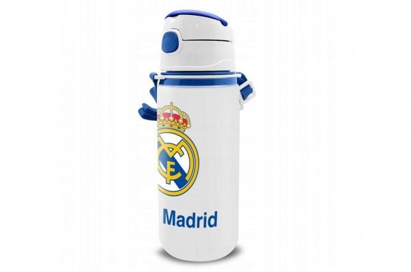 KIDS vattenflaska för barn aluminium med pip 600 ml Real Madrid / RM00005