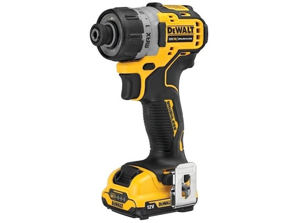 DeWALT DCF601D2, Akkuruuvinväännin, Pistoolikahva, Musta, Keltainen, 1100 RPM, 8 Nm, Akku