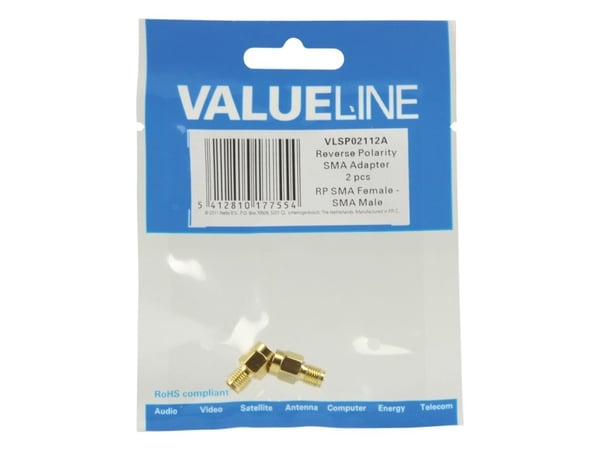 Valueline VLSP02112A, SMA, SMA, Gull