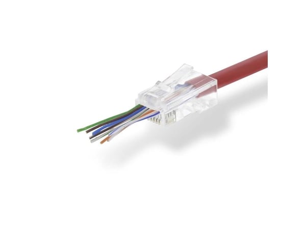 Nedis CCGB89331TP, RJ45, Läpinäkyvä, Uros, Suora, Polyvinyylikloridi (PVC), Cat5e