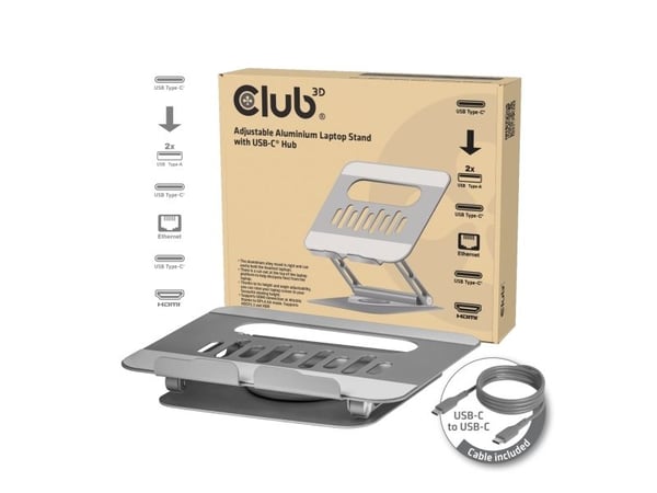 CLUB3D CSV-2554, Grå, 260 mm, 224 mm, 56 mm, 1,76 kg, 315 mm