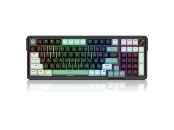 REDRAGON K686BG-RGB-M, Koblet med ledninger (ikke trådløs), USB, Magnetic-mechanical key switch, Svart