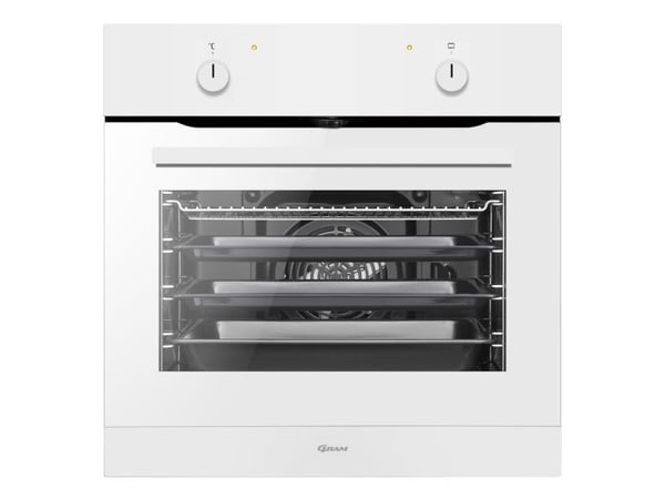 GRAM FineDesign IO 5610-90 W - Ovn - innebygd - fordypning - bredde: 56 cm - dybde: 56 cm - høyde: 59.5 cm - med selvrens - Klasse A - hvit