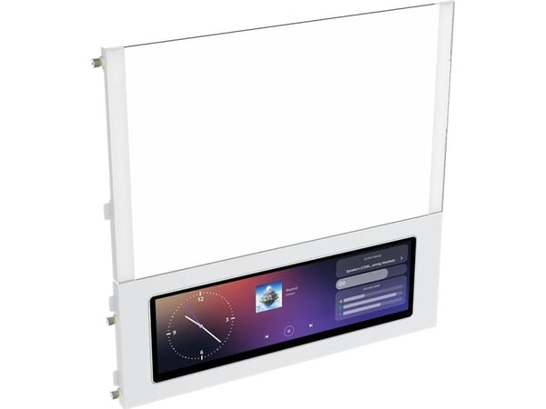 CORSAIR FRAME 4000D LCD RS ARGB - Midi-tårn gaming - utvidet ATX (E-ATX) - sidepanel med vindu (herdet glass) - ingen strømforsyning (ATX) - hvit -...