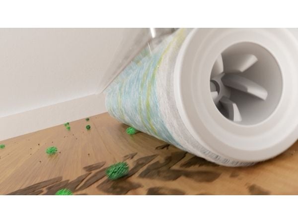 Kärcher 2.863-385.0, Roller mop, Håndholdt støvsuger, Hvit, Gult, Kärcher, FCV 4, 200 mm