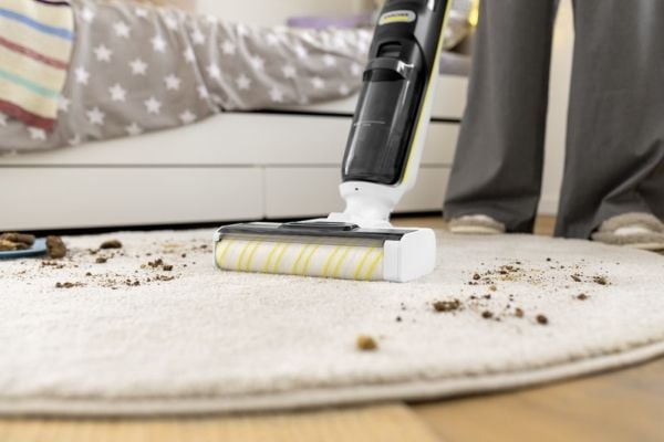 Kärcher 2.863-385.0, Roller mop, Håndholdt støvsuger, Hvit, Gult, Kärcher, FCV 4, 200 mm