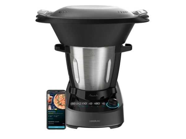 Cecotec 04341, 3,3 L, Musta, Ruostumaton teräs, Kääntyvä, Kosketus, LED, Ruostumaton teräs, 1600 W