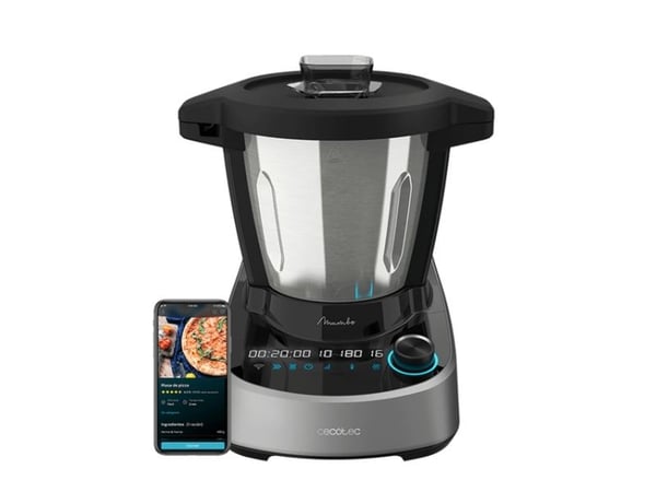 Cecotec 04341, 3,3 L, Musta, Ruostumaton teräs, Kääntyvä, Kosketus, LED, Ruostumaton teräs, 1600 W