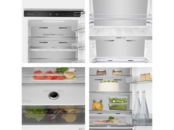 Hisense RB3B280SAWE, 284 l, Ikke-frost (kjøleskap), SN-T, 6 kg/24t, E, Hvit