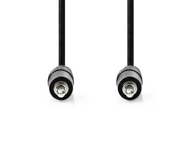 Nedis CAGL22000BK15, 3.5mm, Hankjønn, 3.5mm, Hankjønn, 1,5 m, Sort