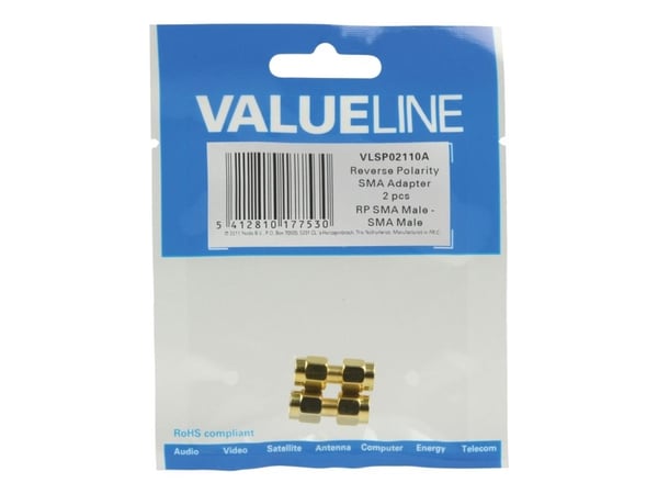 Valueline VLSP02110A, SMA, SMA, Gull