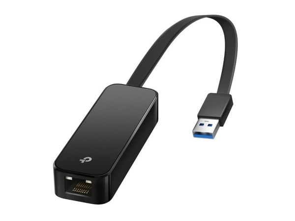 TP-Link UE306, Koblet med ledninger (ikke trådløs), USB, Ethernet, 1000 Mbit/s, Svart