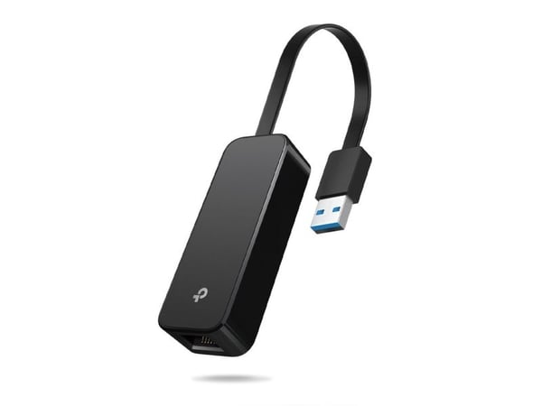TP-Link UE306, Koblet med ledninger (ikke trådløs), USB, Ethernet, 1000 Mbit/s, Svart