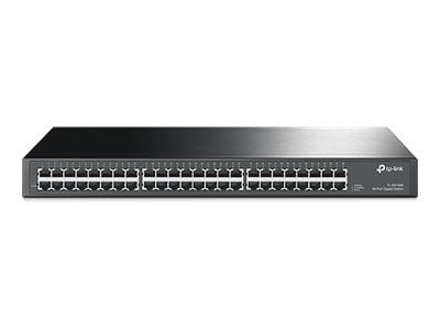 TP-Link TL-SG1048, Hallitsematon, Gigabit Ethernet (10/100/1000), Täysin kaksipuolinen, Telineasennus, 1U