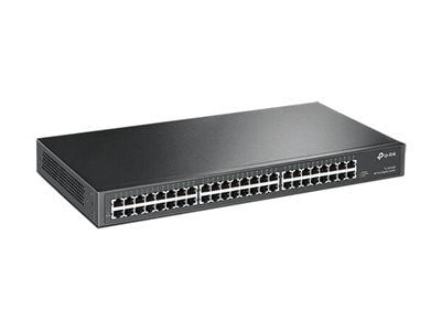 TP-Link TL-SG1048, Hallitsematon, Gigabit Ethernet (10/100/1000), Täysin kaksipuolinen, Telineasennus, 1U