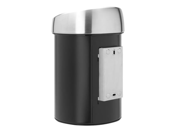 Brabantia Touch Bin - Søppelbøtte - skyvelokk - 3 L - matt svart