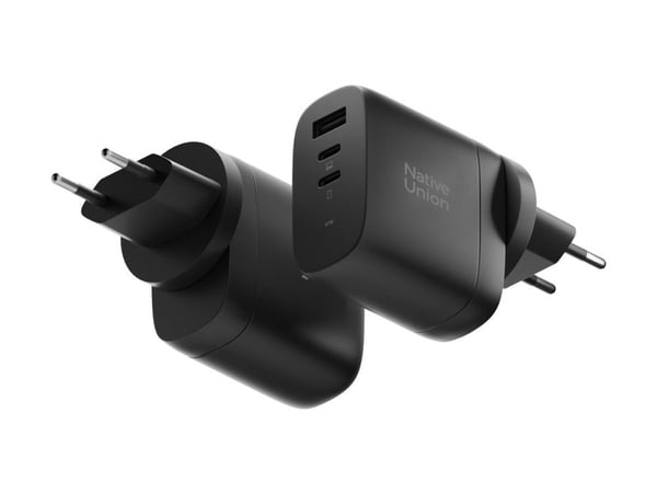 Native Union Fast Gan Charger Pd 67W, Sisätila, AC, musta