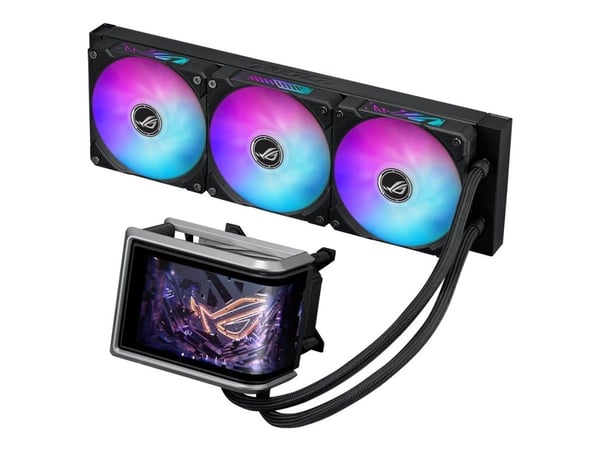 ASUS ROG RYUO IV 360 ARGB, All-in-one-nesteenjäähdytin, 12 cm, Musta