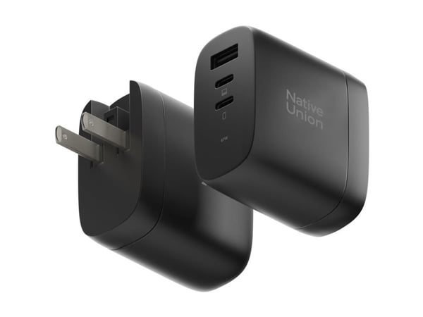 Native Union Fast Gan Charger Pd 67W, Sisätila, AC, musta