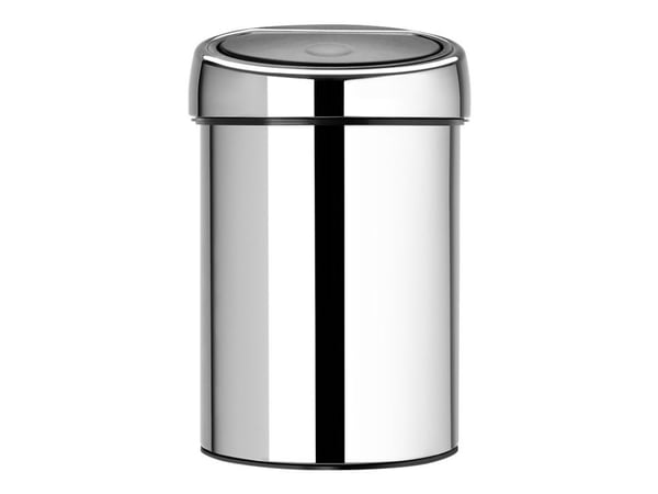 Brabantia Touch Bin - Søppelbøtte - skyvelokk - 3 L - glanset stål