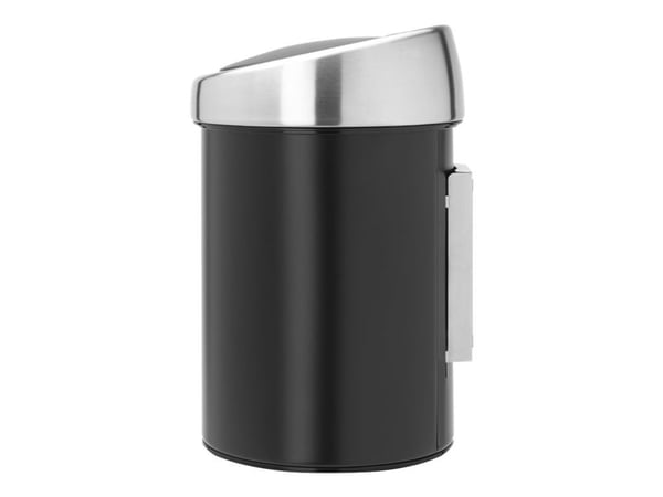 Brabantia Touch Bin - Søppelbøtte - skyvelokk - 3 L - matt svart