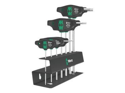 Wera Series 400 T-Handle 454/7 HF Set 2 - T-handle key set - 7 deler