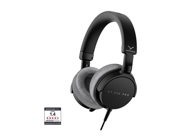 beyerdynamic DT 270 PRO - Hodetelefoner - full størrelse - kablet - 3,5 mm jakk