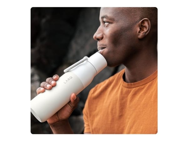 LARQ BFDGW074A, 670 ml, Päivittäinen käyttö, Fitness, Patikointi, Valkoinen, Ruostumaton teräs, Granite White, Aikuinen