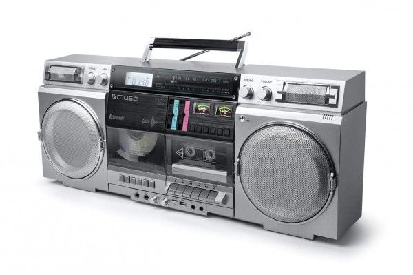 Ghetto blaster MUSE M-380 GBS sølv